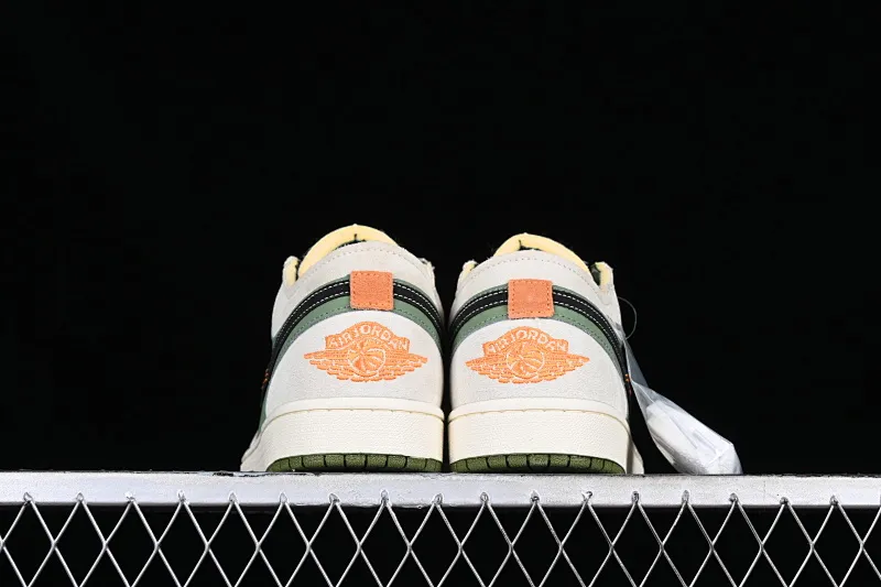 All categories Air Jordan Jordan series basketball shoes Air Jordan 1 Low Z version Air Jordan 1 Low OG EX "Tech Grey" AJ1 Joe 1 gray green retro culture and leisure sports sneakers FD6819-300